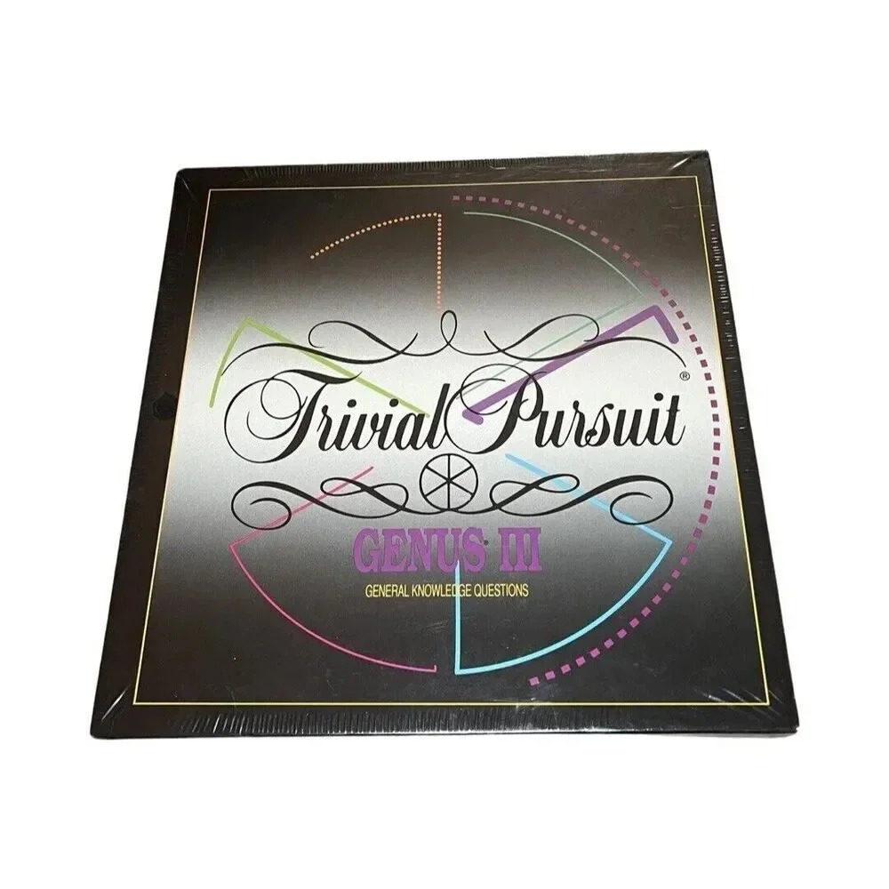 Trivial Pursuit Genus III Board Game 1994 Parker Brothers 46037 New Sealed